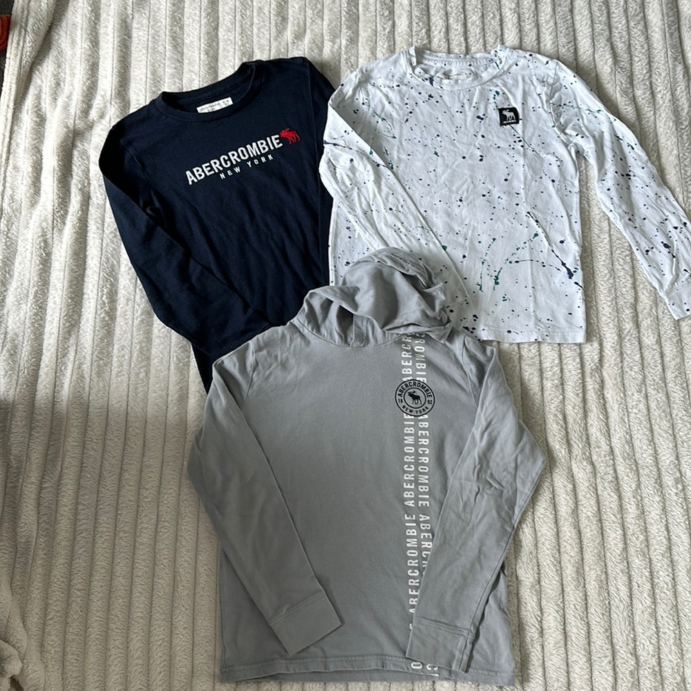 Abercrombie long sleeve shirts